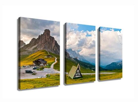 The Dolomites in Northern Italy Canvas wall art print drop shipping - 副本