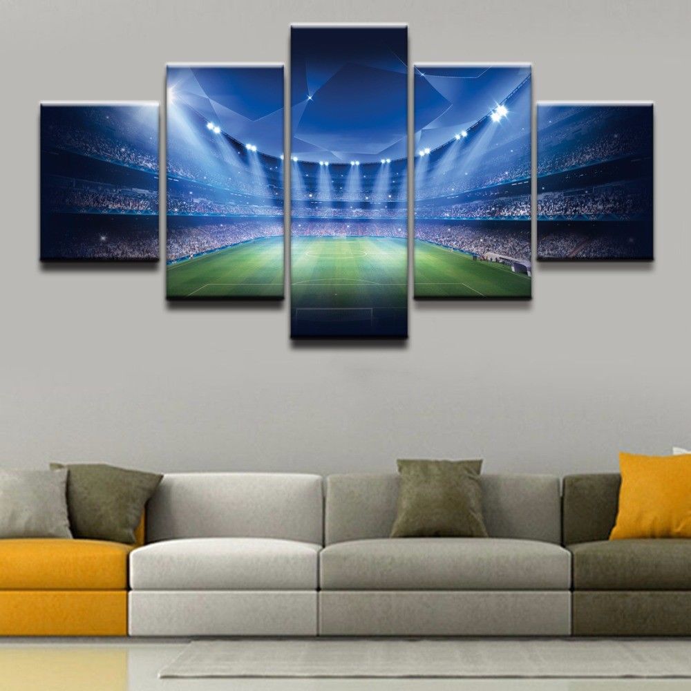 Soccer Stadium Canvas HD Prints Painting Wall Art Home Decor Drop shipping - 副本