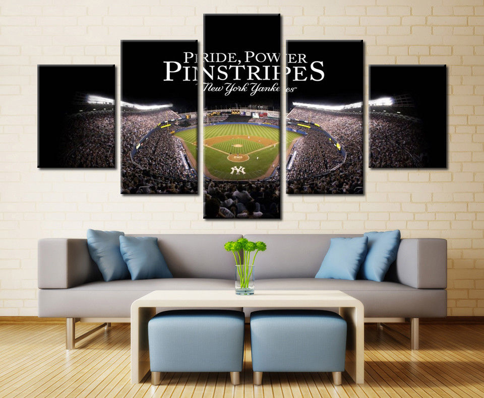 New York Yankees Match Stadium Baseball canvas print wall art drop shipping - 副本