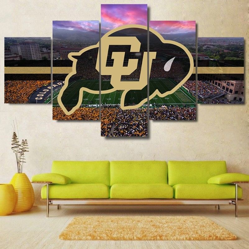 Colorado Buffalos Stadium Canvas Print Wall Art Home Drop shipping - 副本