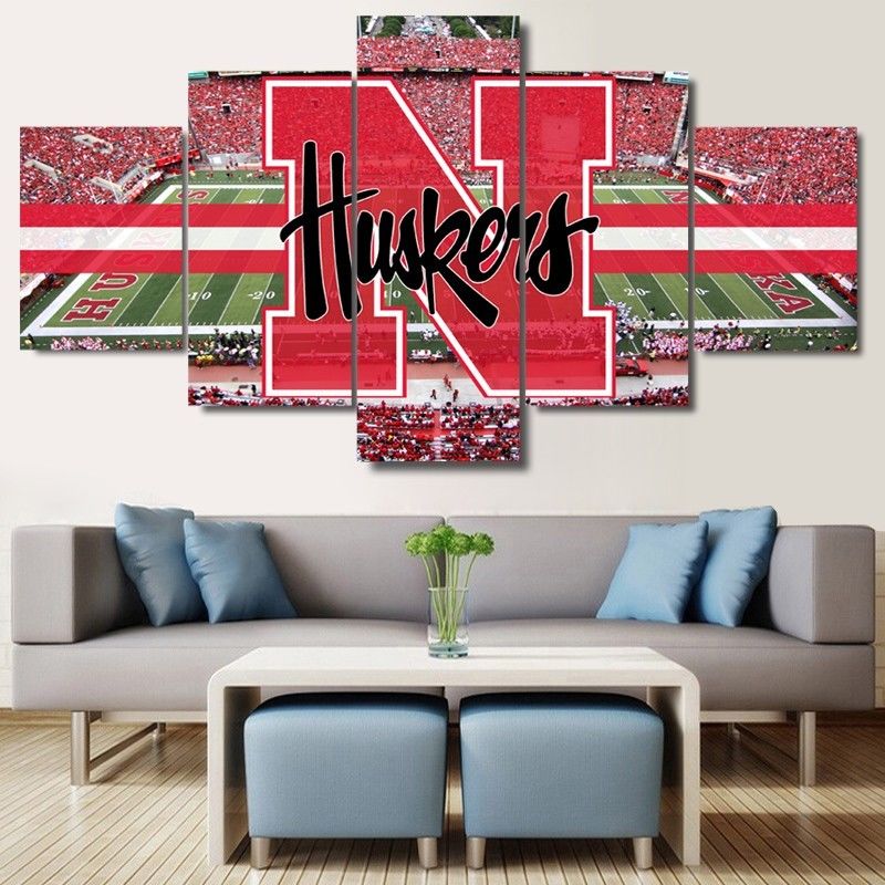 Nebraska Cornhuskers Stadium Canvas wall decor painting drop shipping - 副本