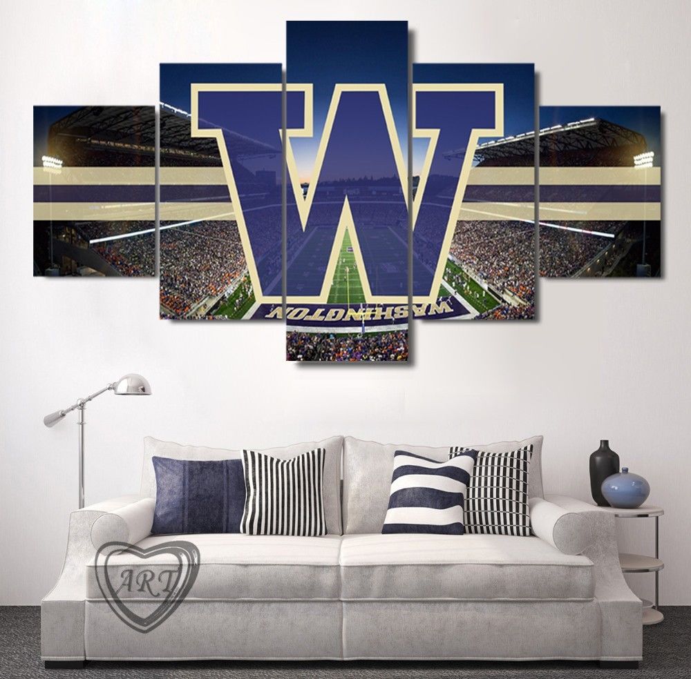 Washington Huskies Stadium Canvas Print Wall Art Home Decor Drop shipping - 副本