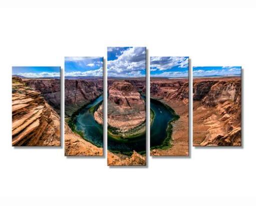 The incomparable Horseshoe Bend of the Colorado River Wall Decor Oil Painting Drop shipping - 副本 - 副本