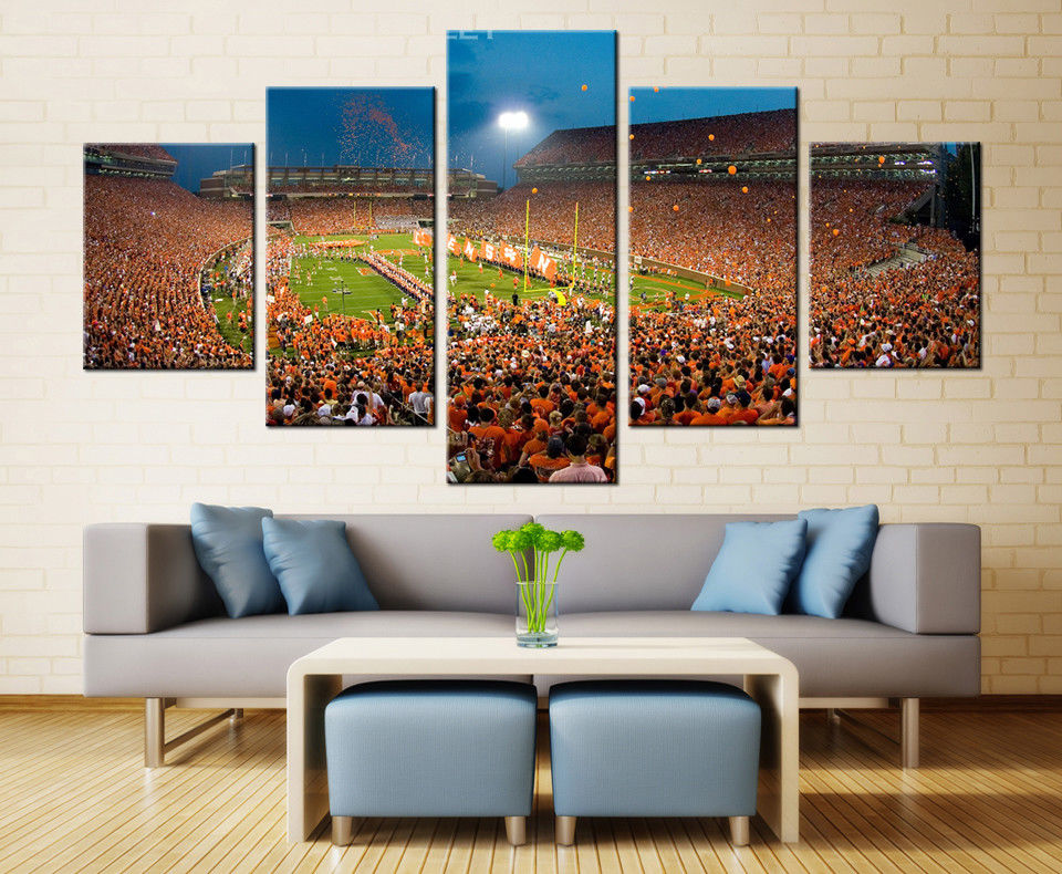 Clemson Tigers Memorial Stadium Canvas Poster Wall Art Picture Home Decor Drop shipping - 副本 - 副本