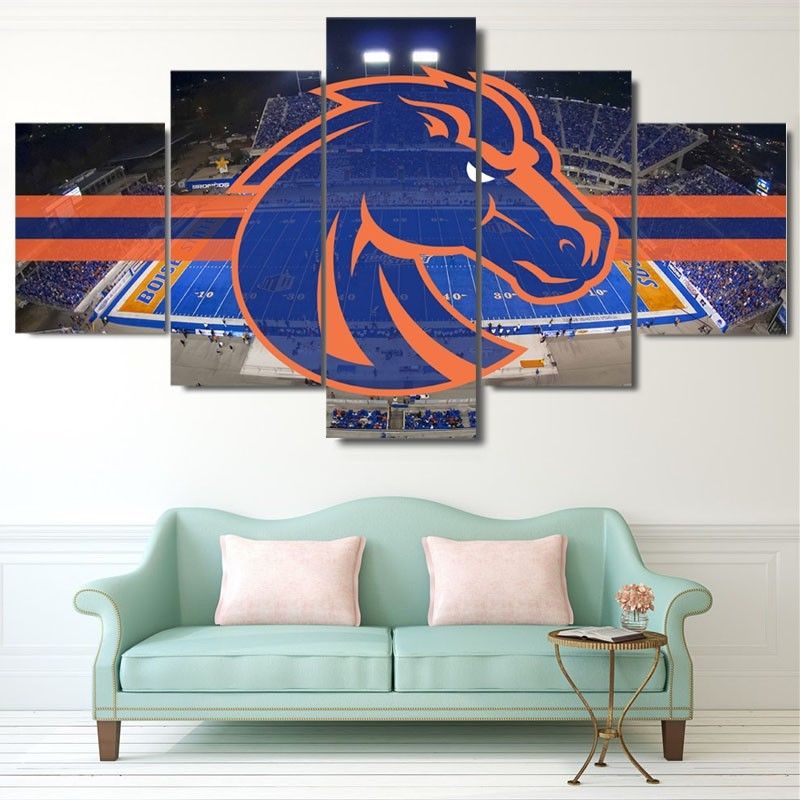 Boise State Broncos Stadium Canvas  Print Wall Art Drop shipping - 副本 - 副本