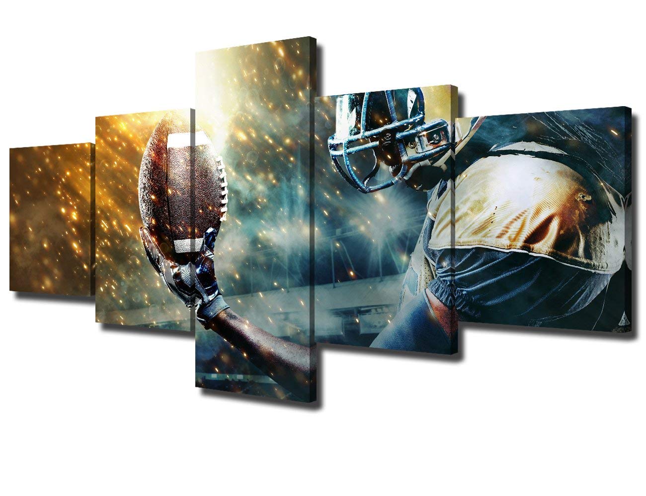 Football Sportsman Artwork Painting Modern Home Decoration Drop shipping - 副本 - 副本