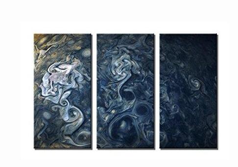 Blue Jovian Clouds On The Surface Of Jupiter Canvas Print Wall Art Drop shipping - 副本