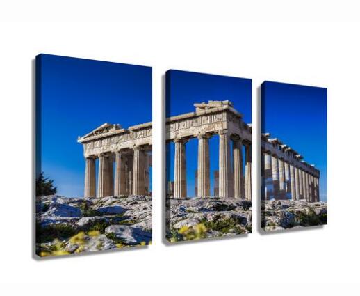 Acropolis Greece Landscape Canvas print wall art Drop shipping - 副本