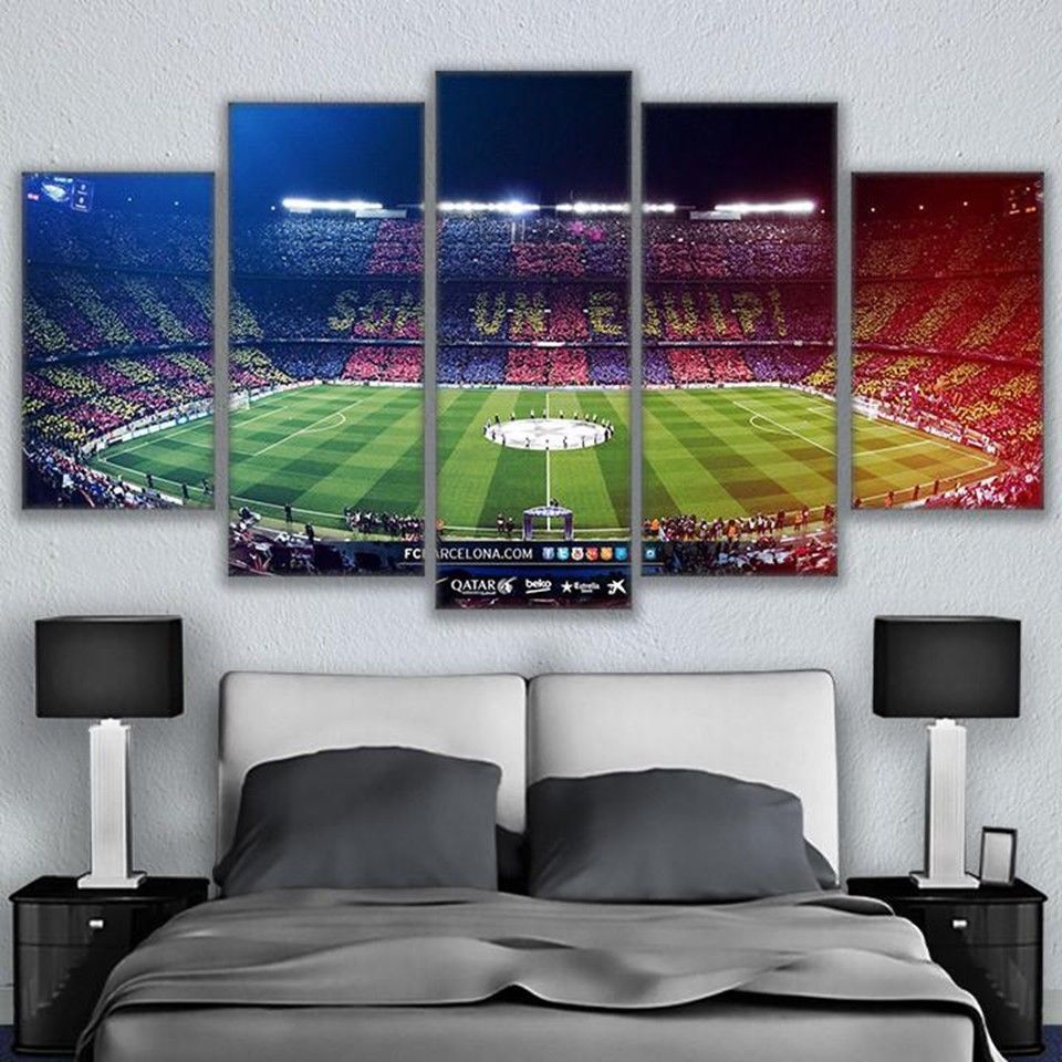 Barcelona Soccer Stadium Canvas Print Wall Art Home Decor Drop shipping - 副本