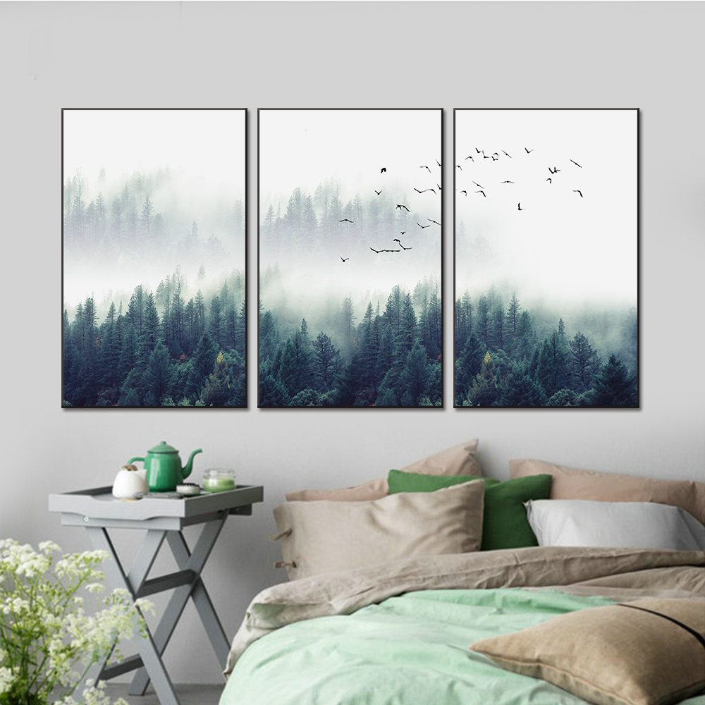 Canvas Painting Tree Wall Art Poster and Prints Nordic Painting Drop shipping - 副本