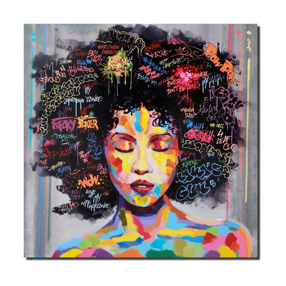 African American Black Art Canvas Wall Art Drop shipping - 副本