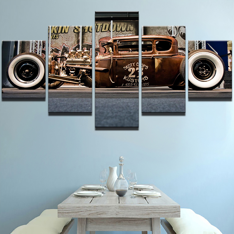 Pictures Old Vintage Car HD Prints Fashion Wall Art Poster Drop shipping - 副本