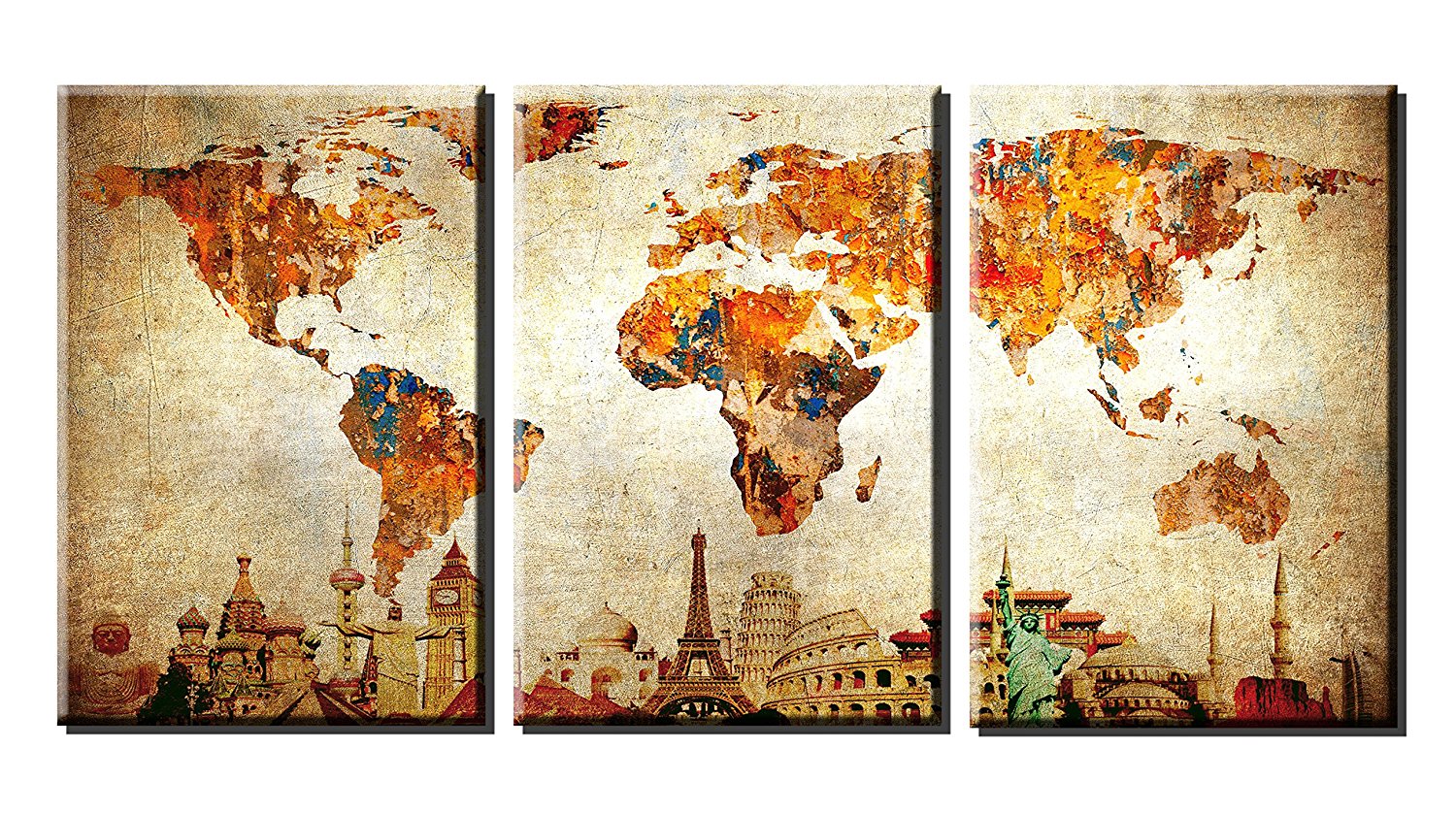 Wall Art Canvas Print Original Wonders of the World Drop shipping - 副本