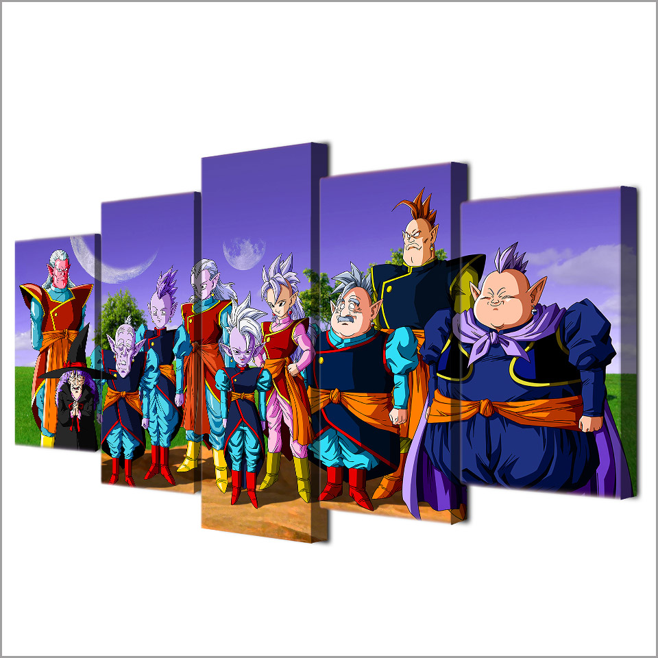 Cartoon dragon ball Wall Art Canvas Paintings Printed Drop shipping