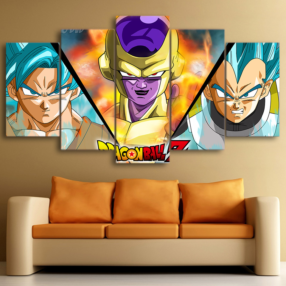  HD print dragon ball Z wall animation wall art print drop shipping