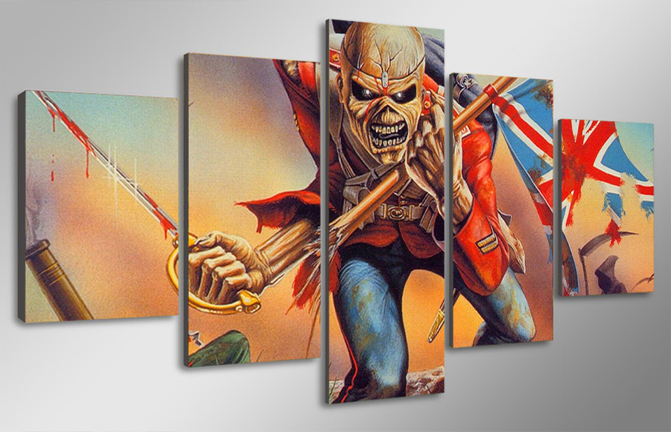  canvas art Skull art Painting Canvas Print room decor print poster drop shipping