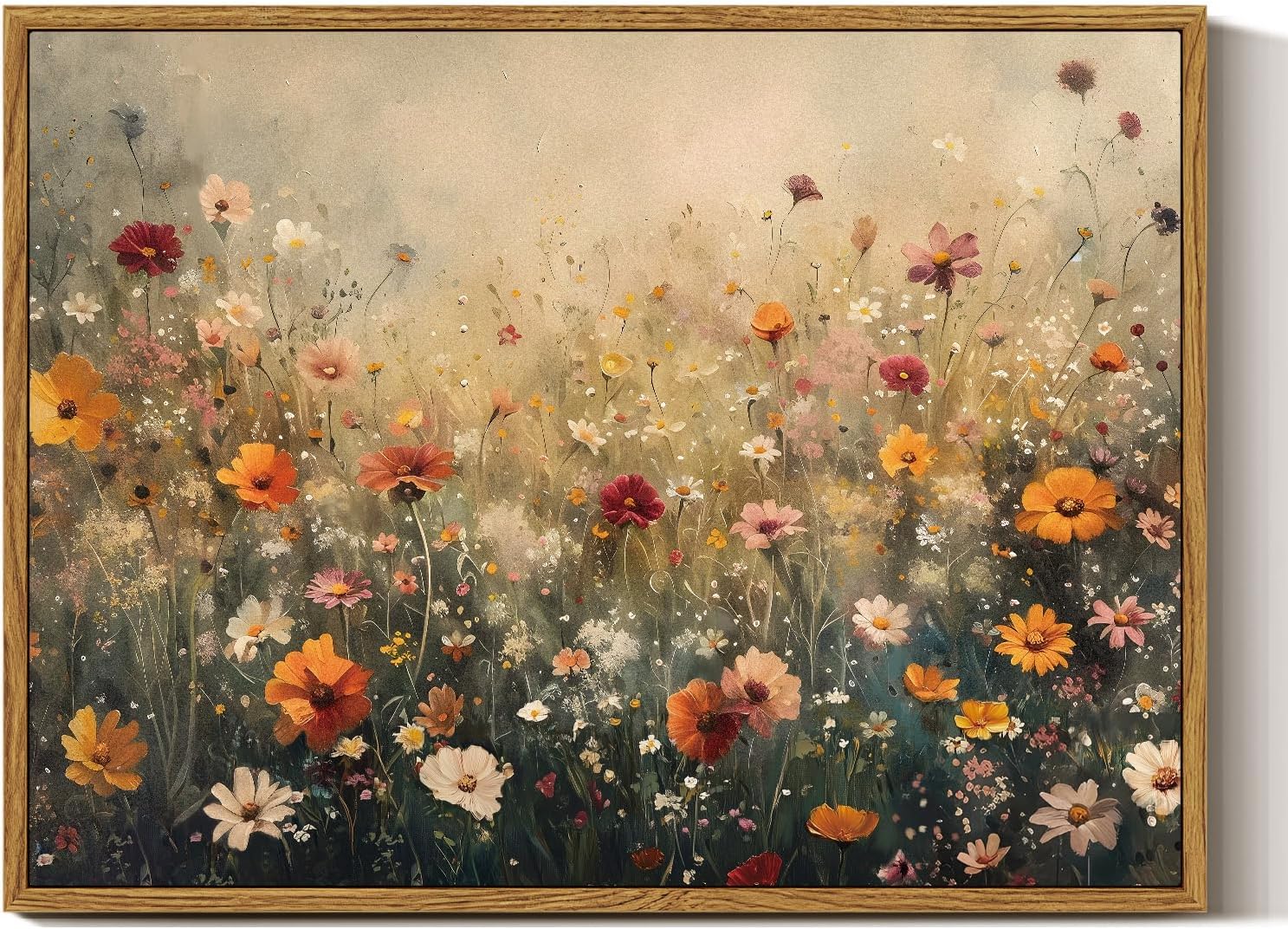 Nature Landscape Flower Wildflower Oil Painting Prints Photo Canvas Print Dropshipping 