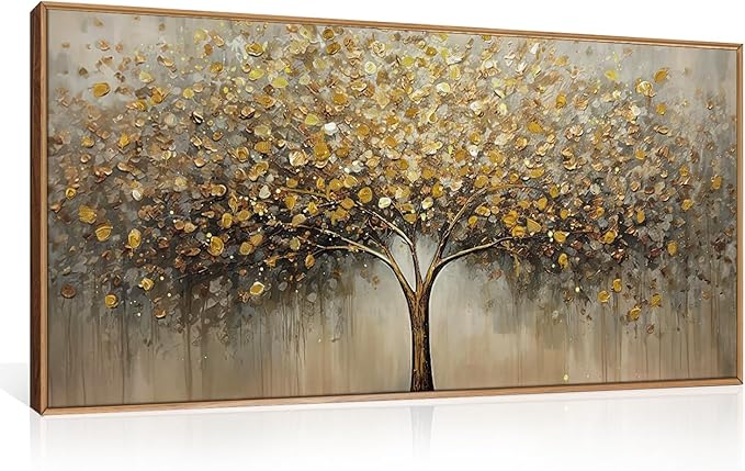 Large Modern Tree of Life Wall Decor CanvasLiving Room, Bedroom, Office, Dining RoomDrop shipping