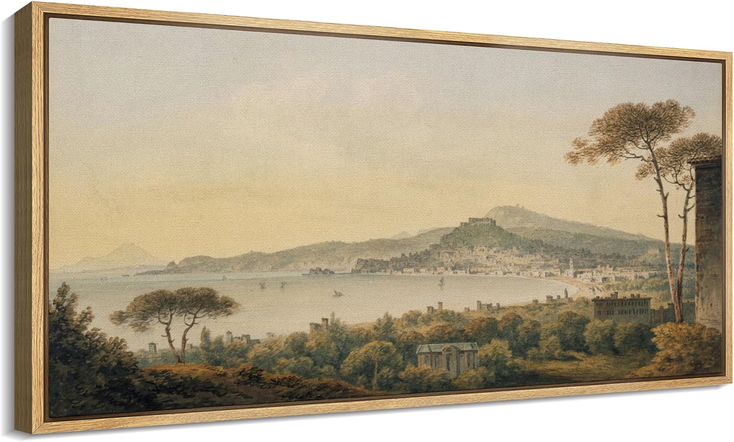 single  piece shipping Classical Vista Vintage Landscape Illustrations Living Room, Bedroom, Office Modern Art