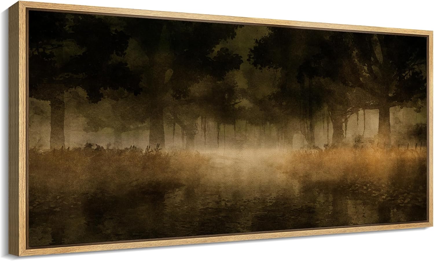 Drop shipping Forest in The Mist Illustrations Modern Art  Living Room, Bedroom, Office 