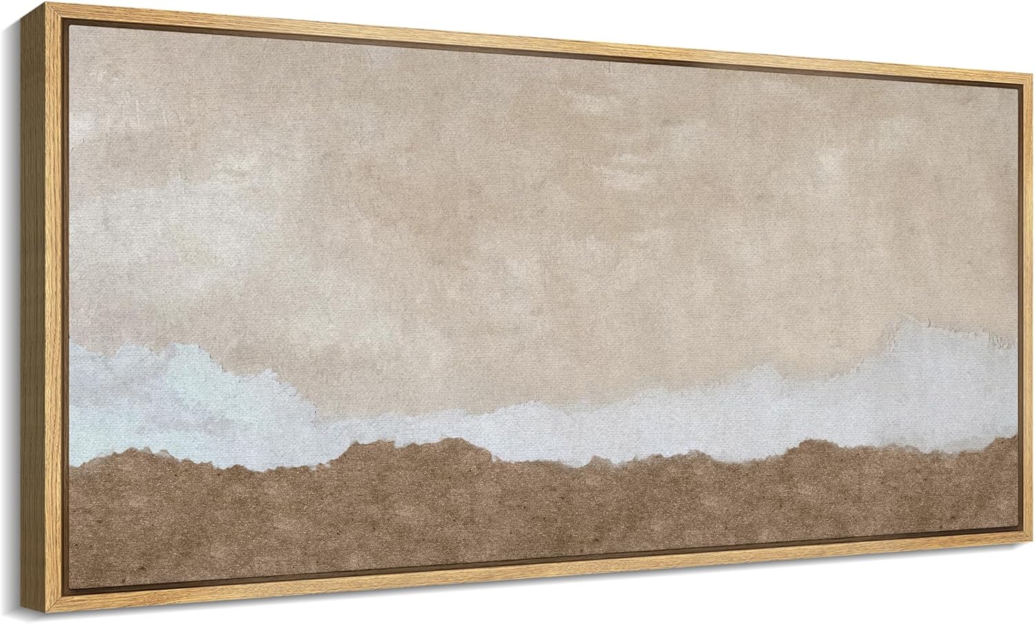 Drop shipping Subtle Horizon Earthy Tones Landscape Illustrations Modern Art Living Room, Bedroom, Office 