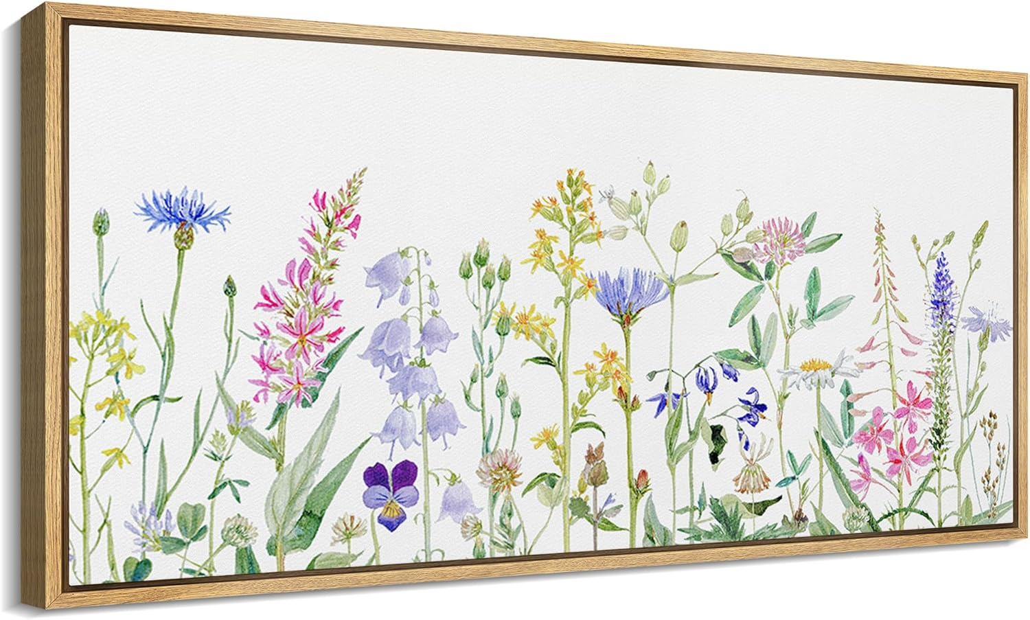  Direct shipping Delicate Wildflower Watercolor Nature Wilderness Antique Retro Fine Art Bedroom 