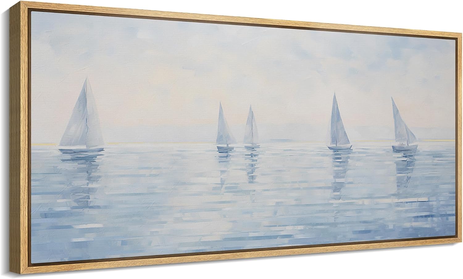 Serene Sailboats at Dawn Antique Retro Fine Art Bedroom drop shipping