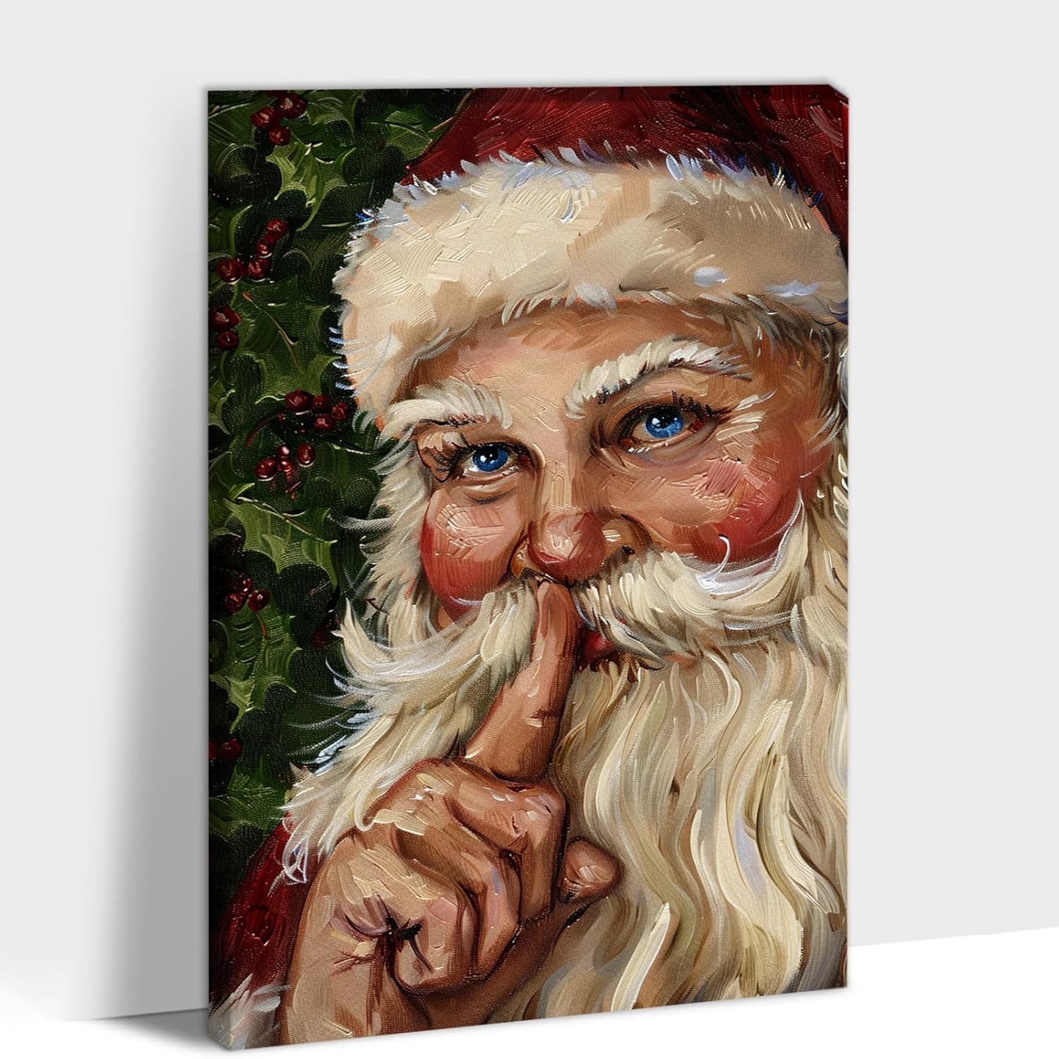  Funny Winter Santa gift Christmas Wall Picture Canvas Prints drop shiping