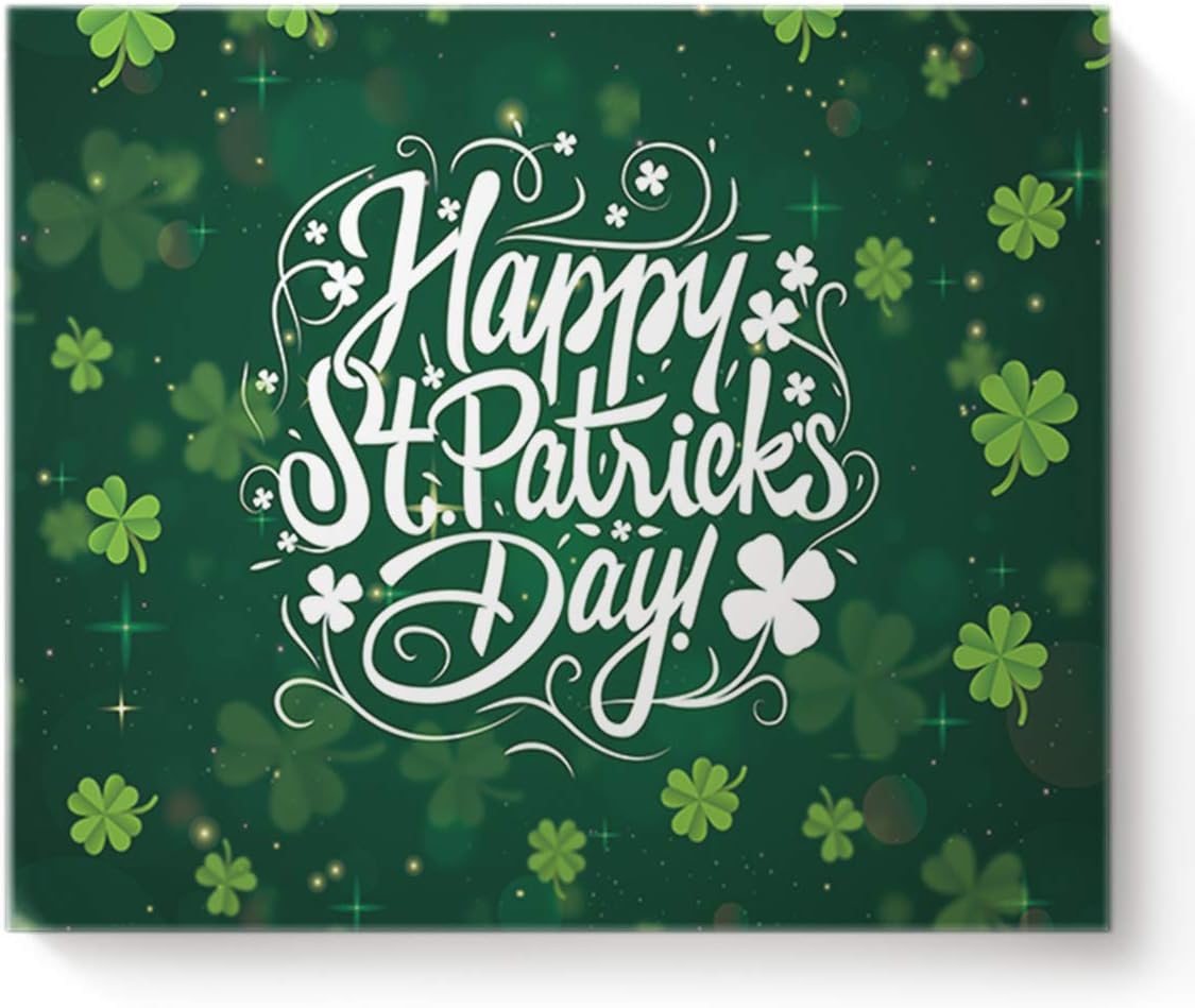 Dreamlike Shamrocks gift Happy St Patrick's Day Wall Art Canvas Print  Dropshipping