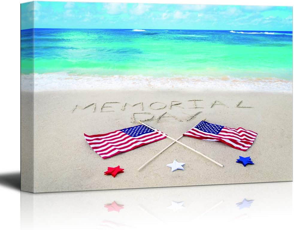 Canvas Wall Art Memorial Day gift Dropshipping